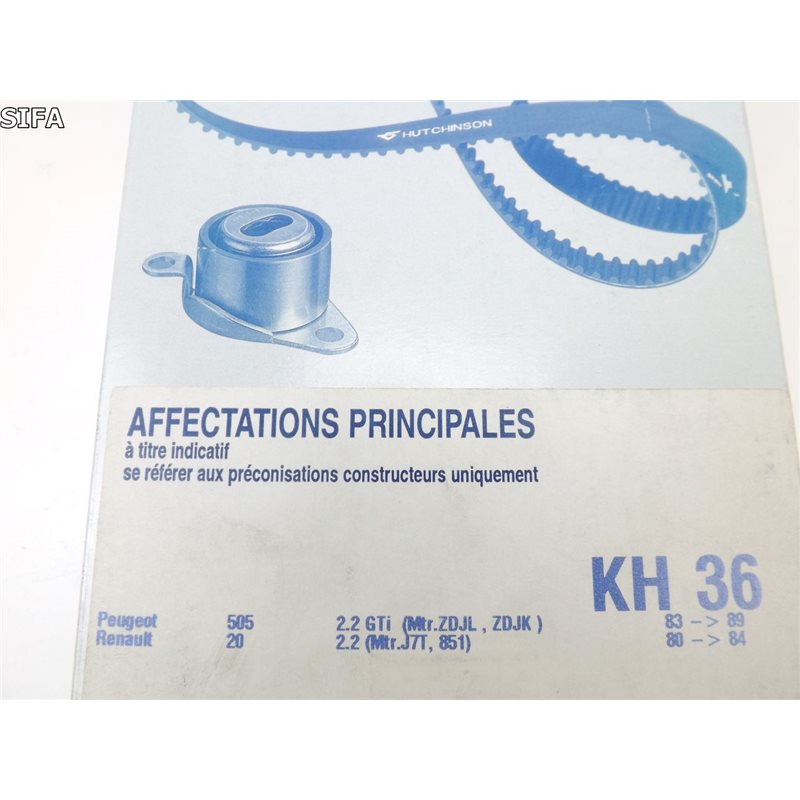 Renault 20 Kit Distribution. Sifa Pièces Auto