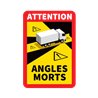 Panneau angles morts camions