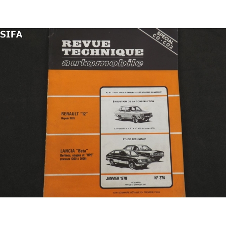 Lancia Beta Revue technique